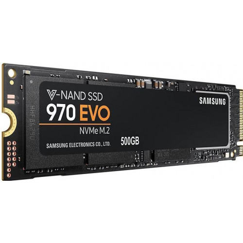 Твердотельный диск 500GB Samsung 970 EVO, M.2, PCI-E 3.0 x4, 3D MLC NAND [R/W - 3400/2300 MB/s]
